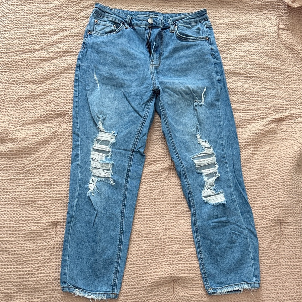 Wild Fable Ripped Blue Boyfriend Jeans